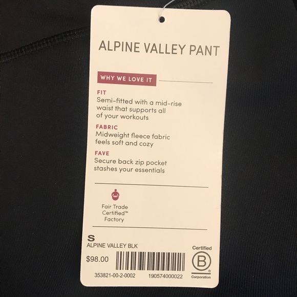 Athleta Pants & Jumpsuits Athleta Alpine Valley Pant Poshmark